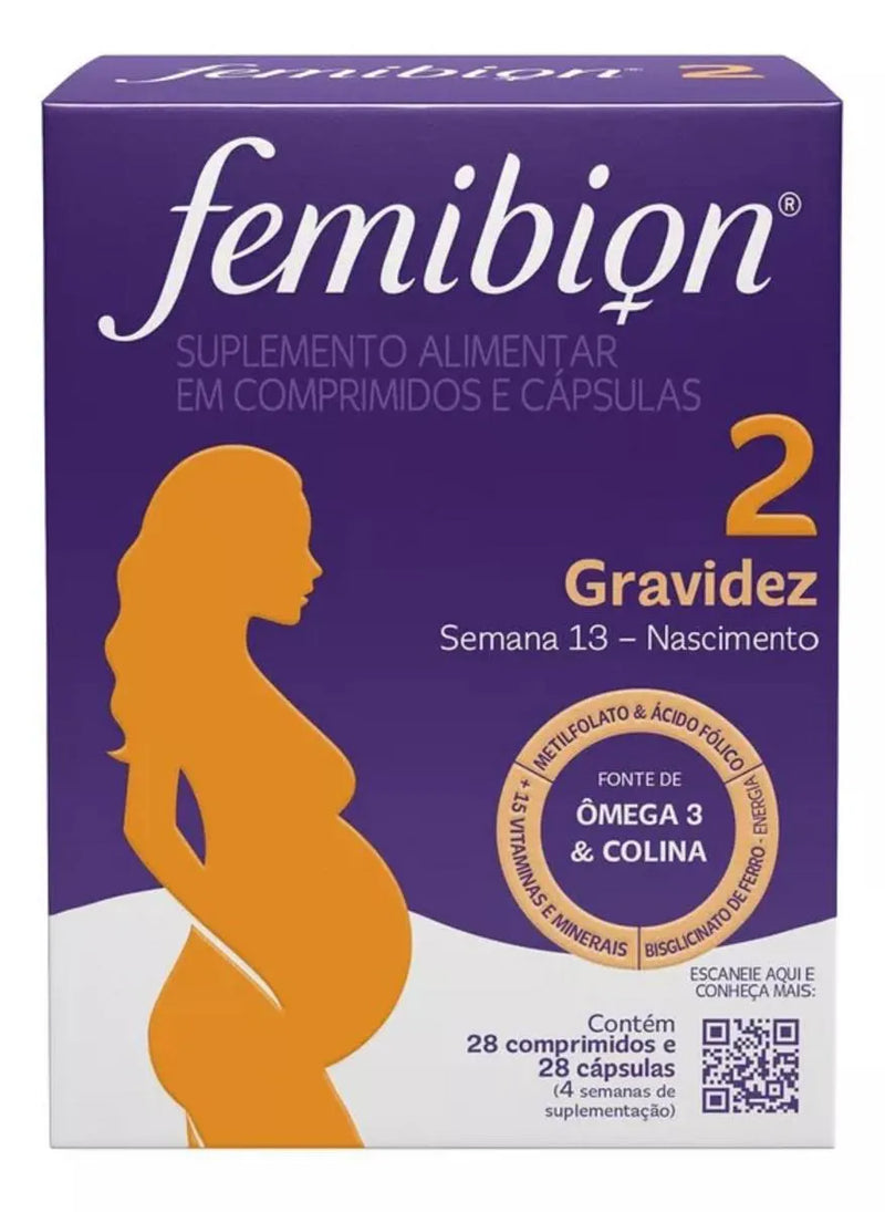 Multivitamínico Femibion 2 Gravidez 28 Comprimidos + 28 Cápsulas