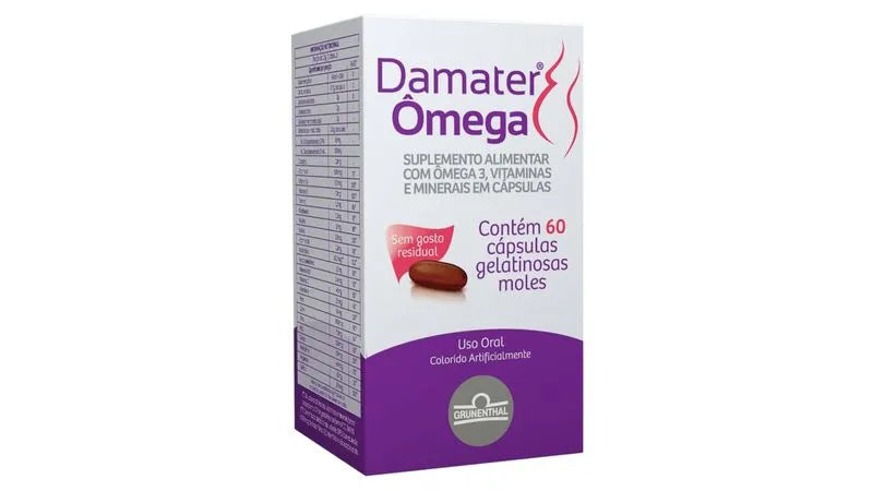 Damater Ômega 60 Cápsulas