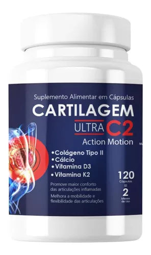 Ccm Nutrition Cartilagem Ultra C2 120cps Uc2 Articulações Artite Artrose