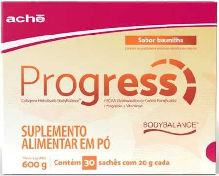Aché Progress Suplemento Alimentar Sabor Baunilha